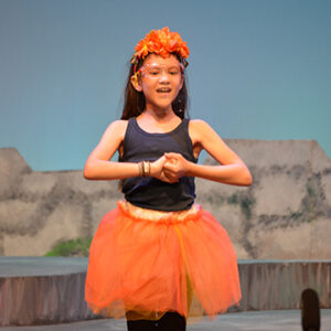 girl on stage