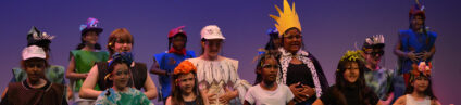 campers in a stage production